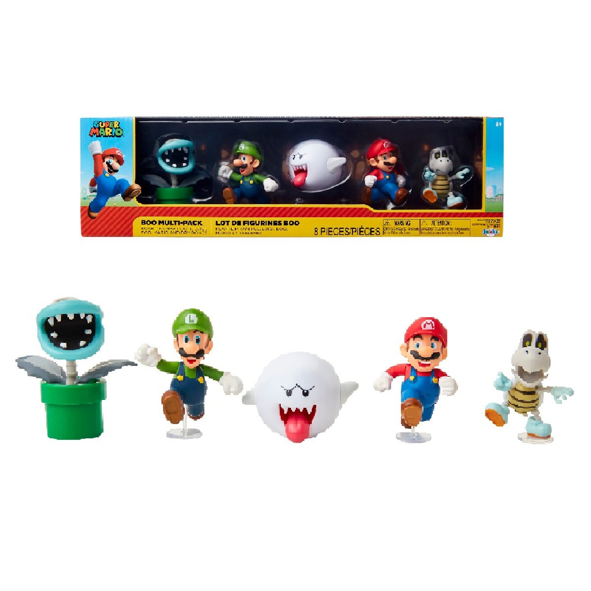 Pack Figuras Super Mario Boo X5 Pack 6Cm